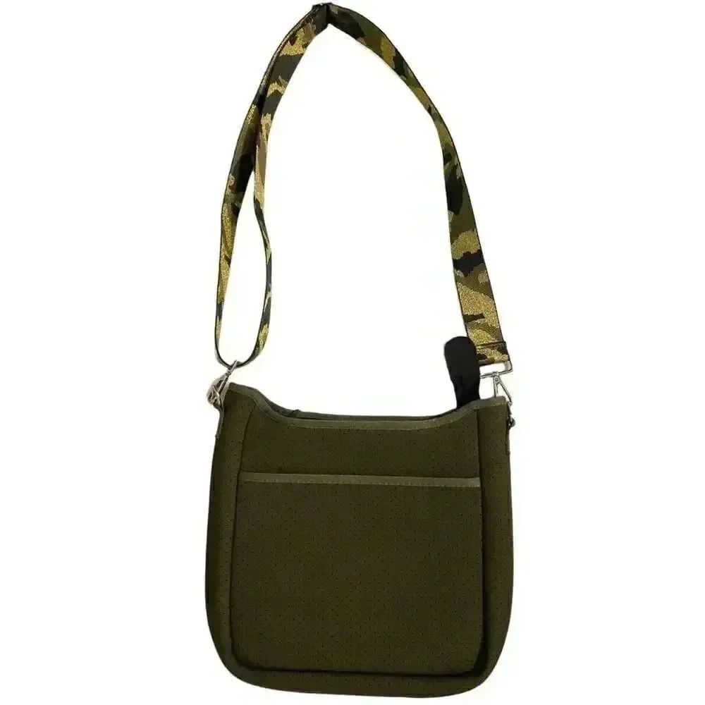 Army Green Scuba Crossbody Bag